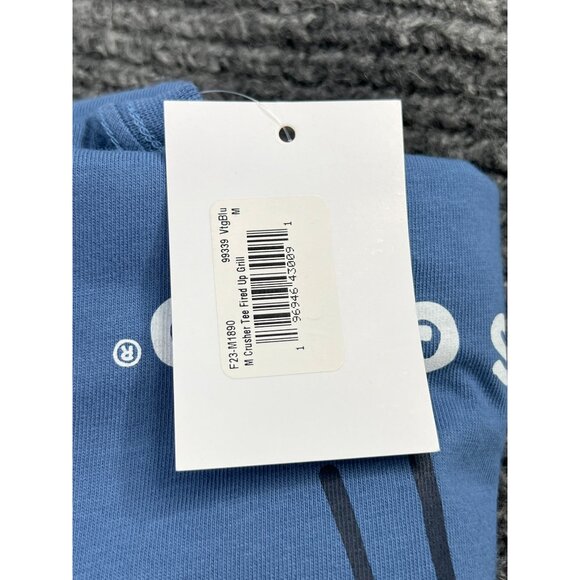 Life is Good Tshirt Size Medium Fired Up Grill Football Crusher Tee Crew NEW - Picture 5 of 5